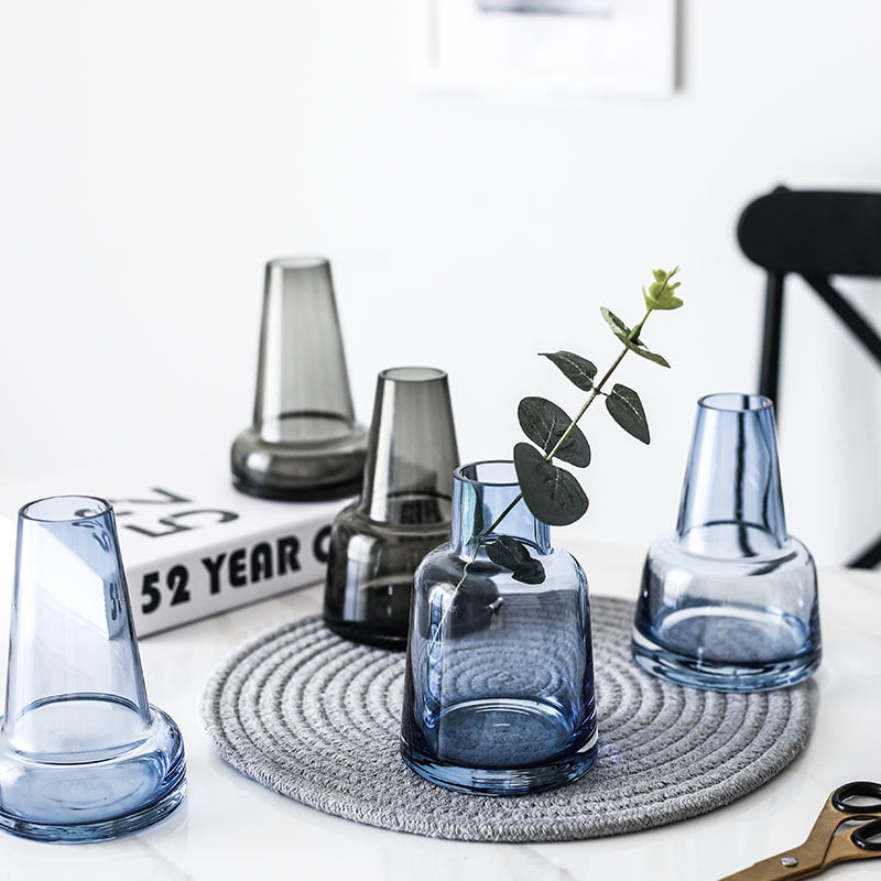 Ethereal Lighthouse Glass Vase