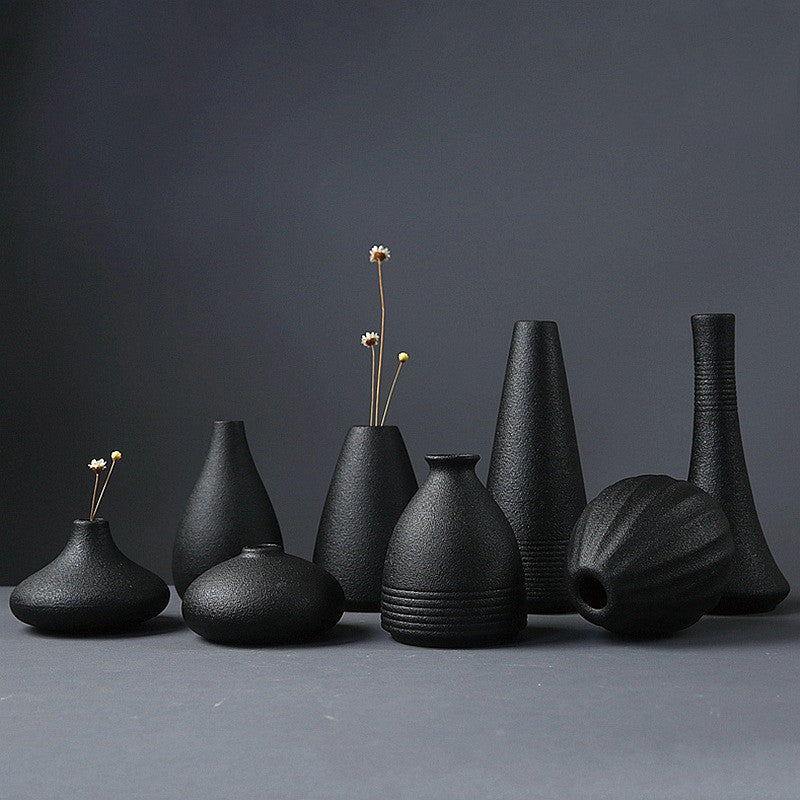 Ebony Textures Mini Vase