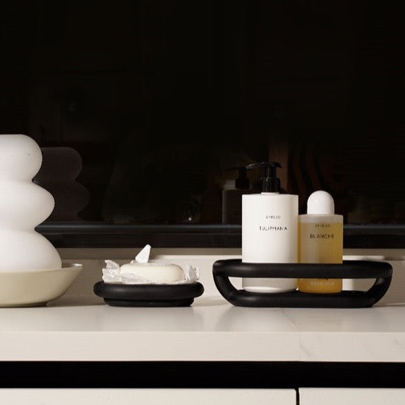Sculpted Resin Soap Box & Tray