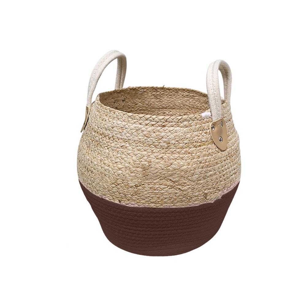 Layered Straw Storage Baskets