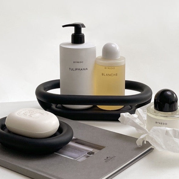 Sculpted Resin Soap Box & Tray