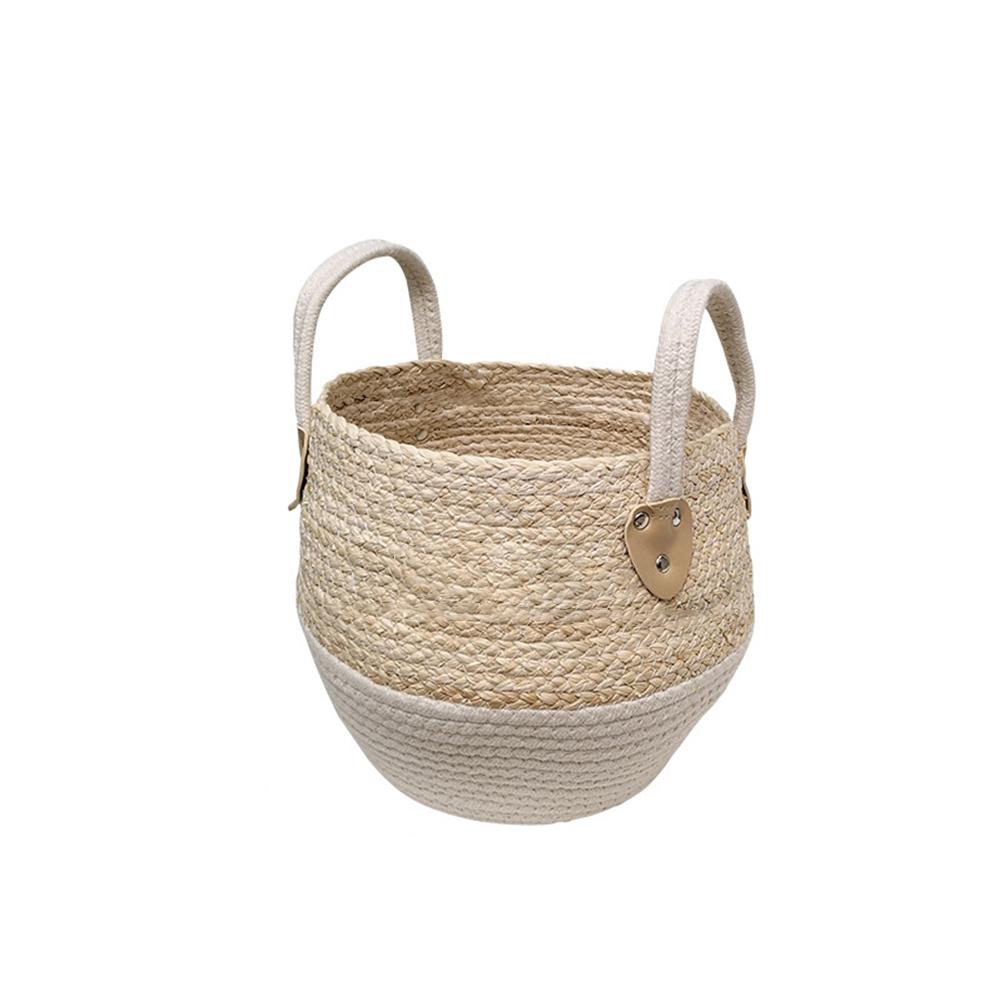 Layered Straw Storage Baskets