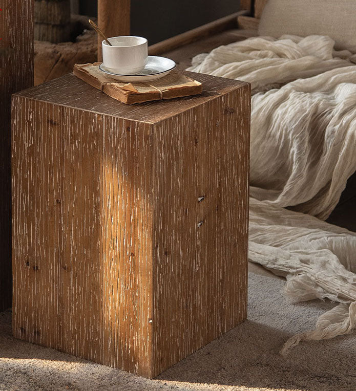 Cerused Oak End Table
