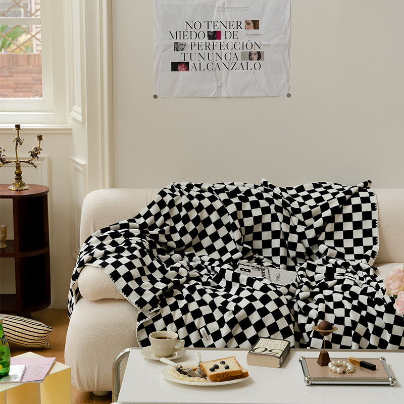 Checkerboard Bliss Fleece Blanket
