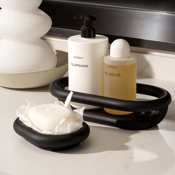 Sculpted Resin Soap Box & Tray