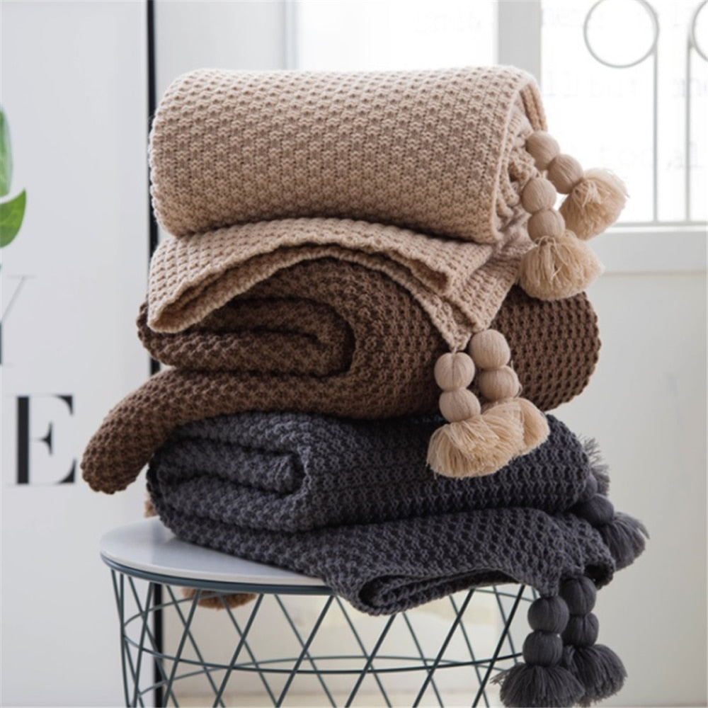 Chloe Tassle Throw