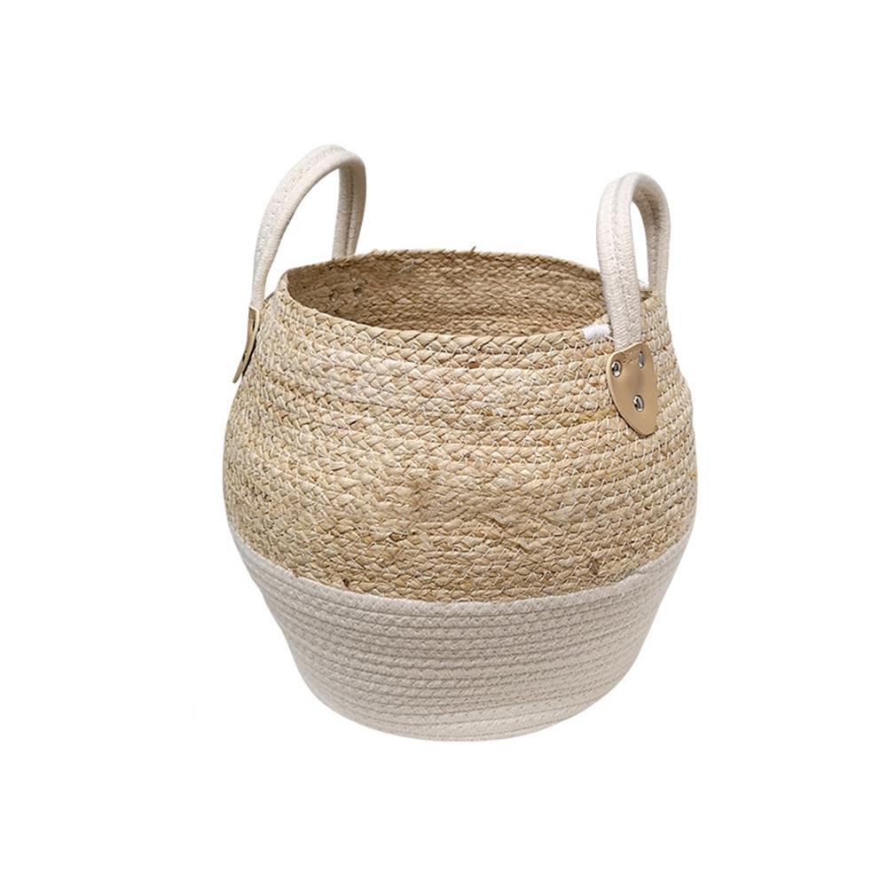 Layered Straw Storage Baskets
