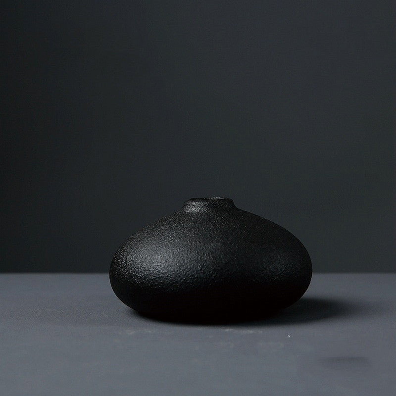 Ebony Textures Mini Vase