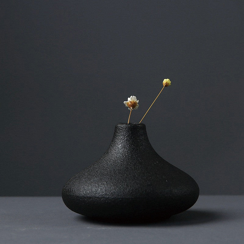 Ebony Textures Mini Vase