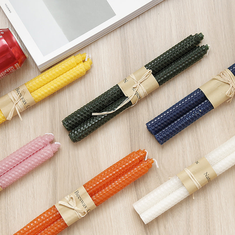 Beeswax Taper Candles