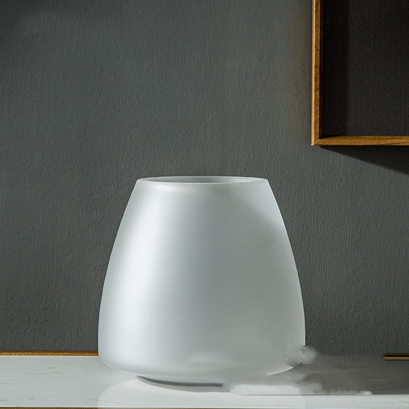 Frosted Java Glass Vase