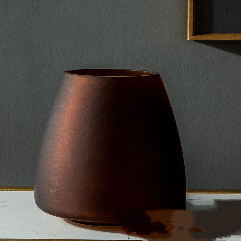 Frosted Java Glass Vase
