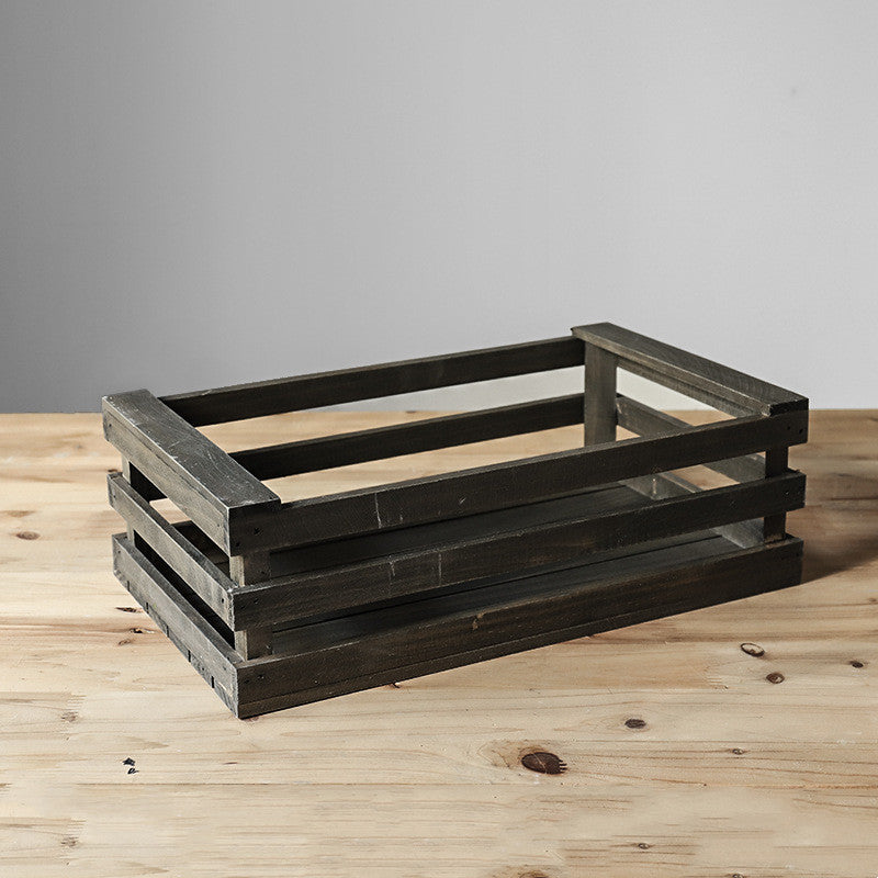 Rustic Wooden Storage Crate