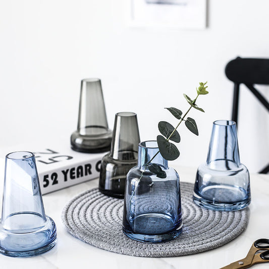 Ethereal Lighthouse Glass Vase