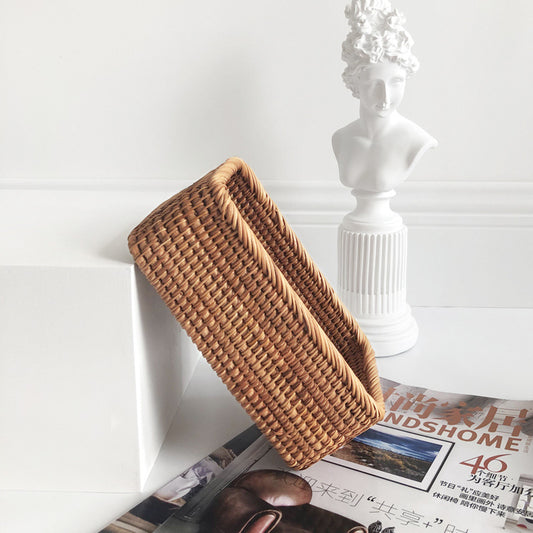 Woven Rattan Storage Basket