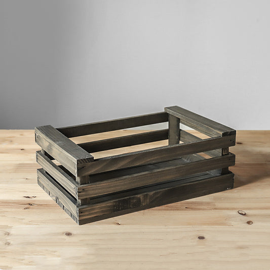 Rustic Wooden Storage Crate