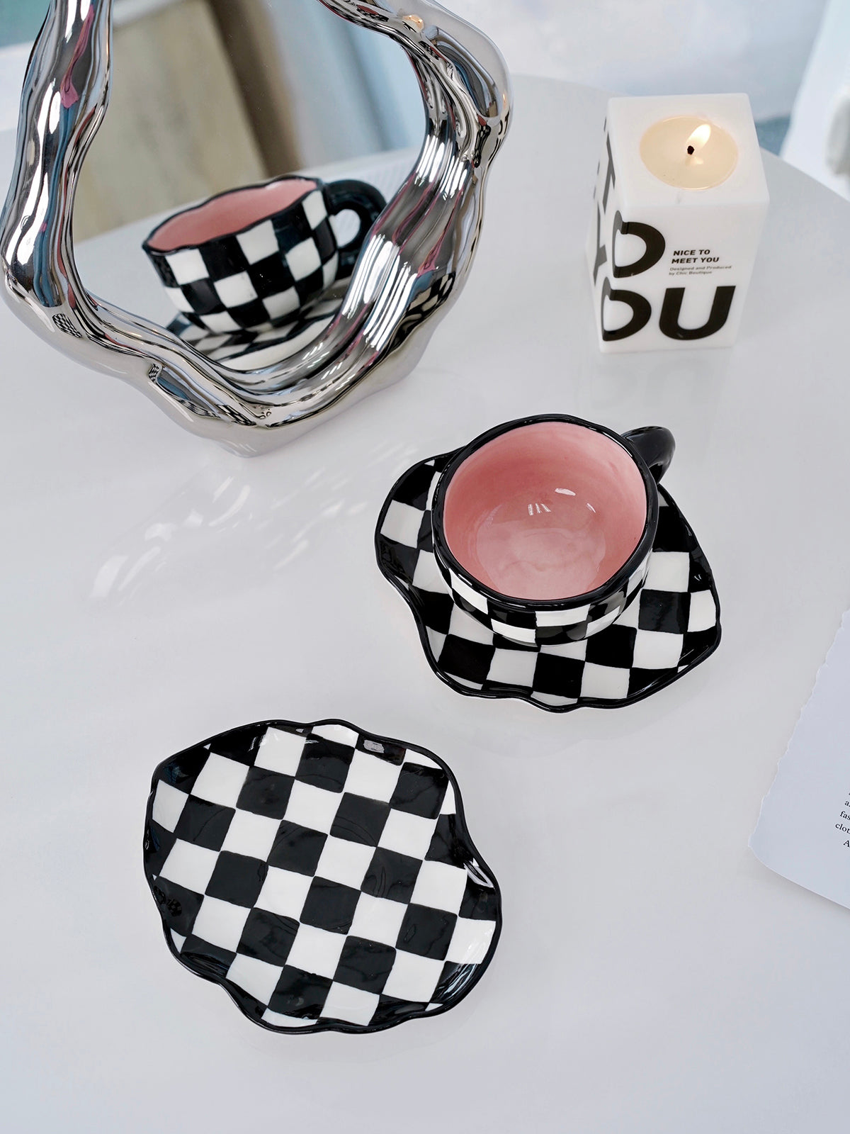 Harmony Checkered Mug