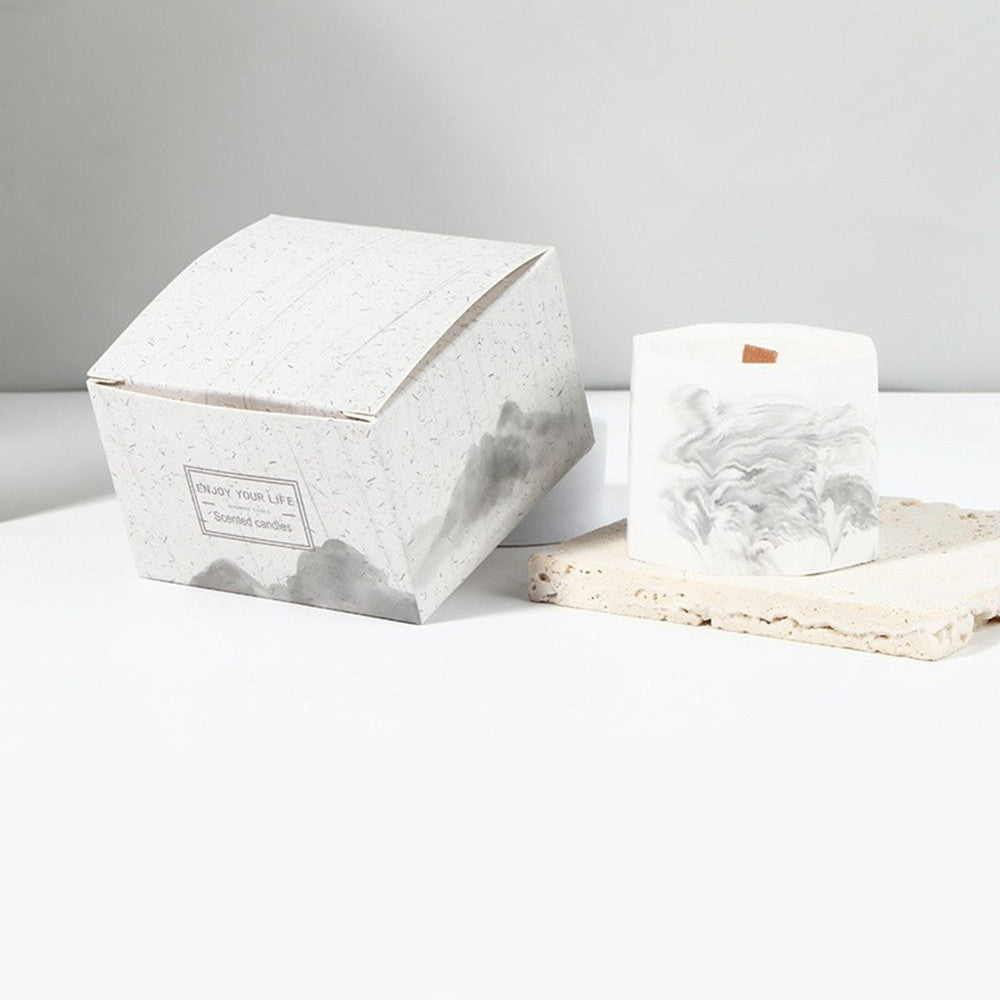 MarbleHex Candle