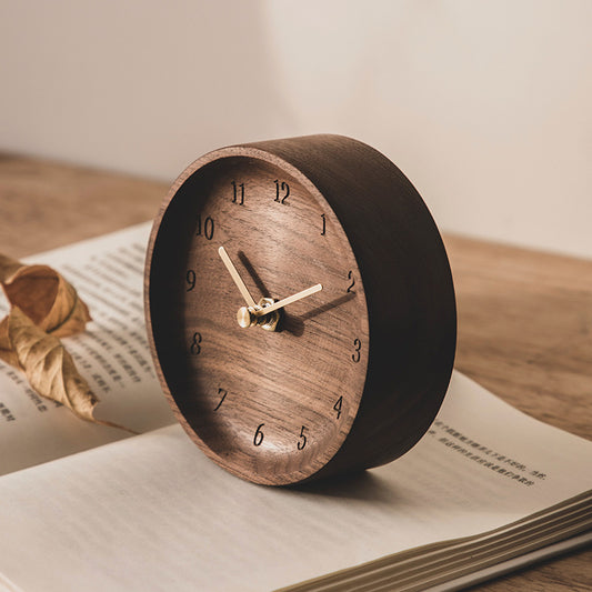 Timeless Timber Wooden Desk Clock